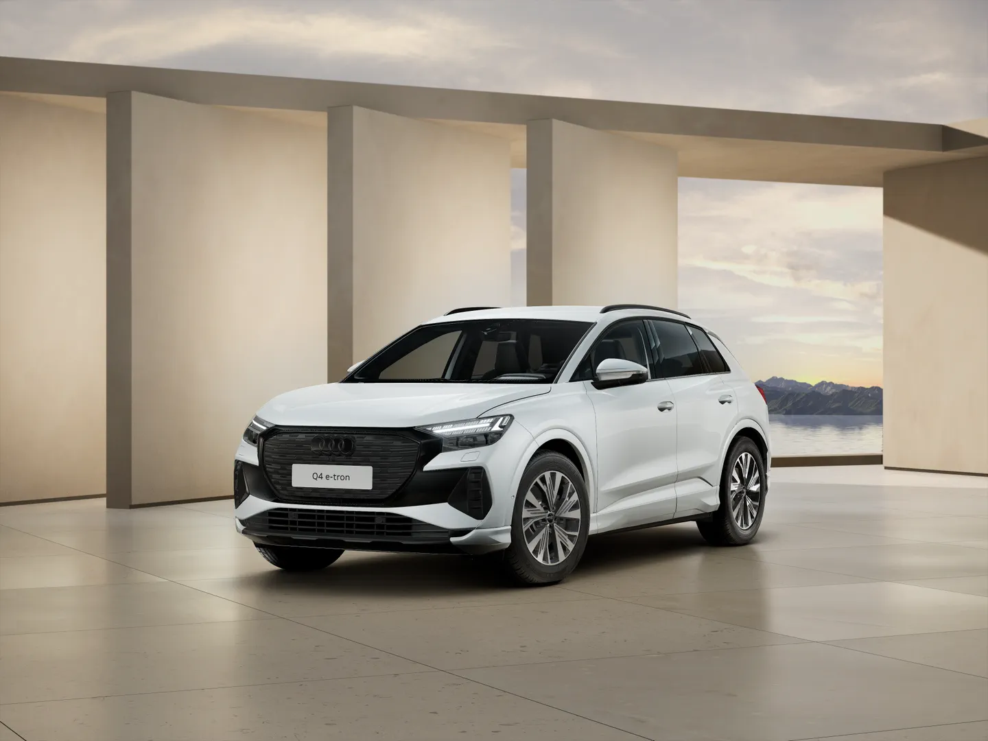 Bilde av Audi Q4 e-tron S line Pro 55 e-tron quattro 250,00 kW - Visning:&nbsp;3/4 forfra