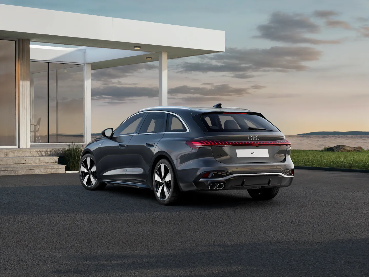 Zdjęcie&nbsp;Audi A5 Avant&nbsp;TDI quattro 150 kW S tronic&nbsp;– Ujęcie: tył 3/4