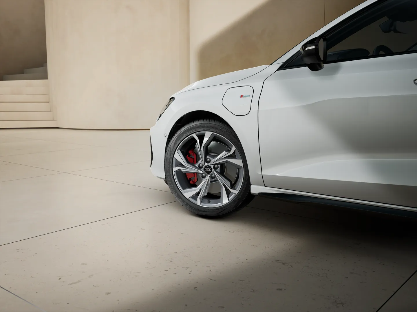 Zdjęcie&nbsp;Audi A3 Sportback TFSI e&nbsp;S line TFSI e 200 kW S tronic&nbsp;– Ujęcie: obręcze