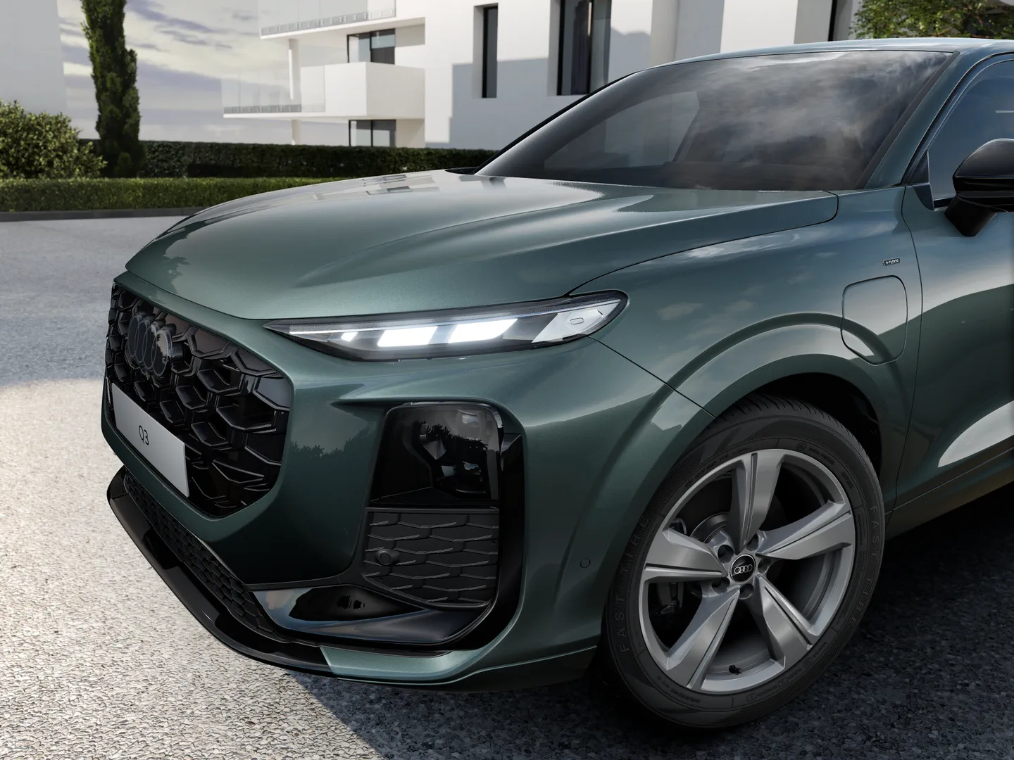 Zdjęcie&nbsp;Audi Q3 Sportback e-hybrid&nbsp;e-hybrid 200 kW S tronic&nbsp;– Ujęcie: reflektory