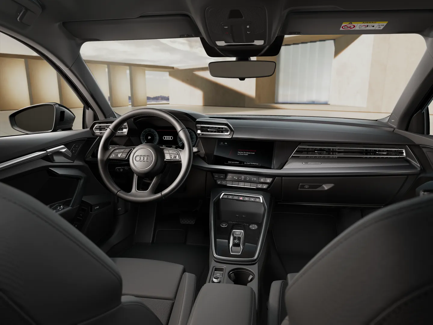 Zdjęcie&nbsp;Audi A3 Sportback TFSI e&nbsp;S line TFSI e 200 kW S tronic&nbsp;– Ujęcie: deska rozdzielcza