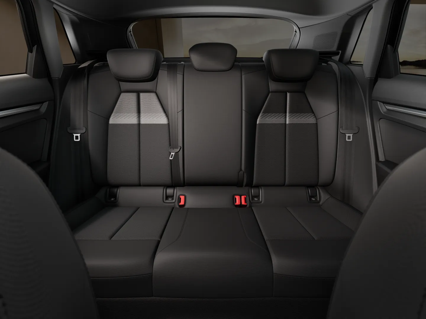 Zdjęcie&nbsp;Audi A3 Sportback TFSI e&nbsp;S line TFSI e 200 kW S tronic&nbsp;– Ujęcie: tylne fotele