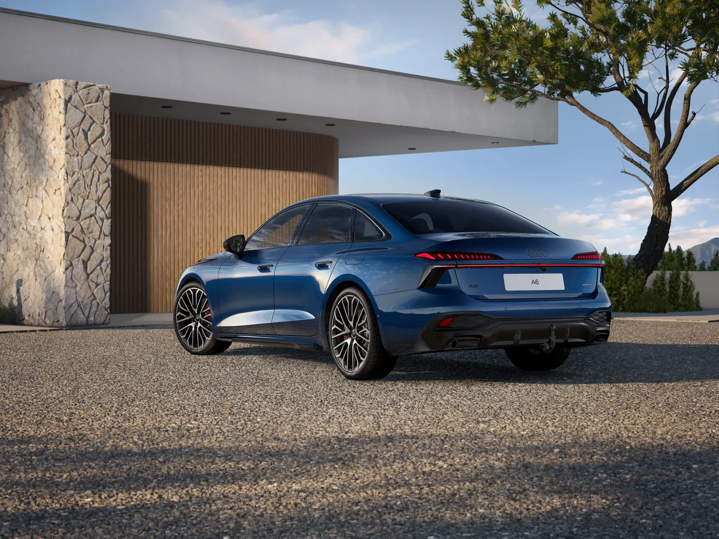 Zdjęcie&nbsp;Audi A6 Sedan e-hybrid&nbsp;e-hybrid quattro 270 kW S tronic&nbsp;– Ujęcie: tył 3/4