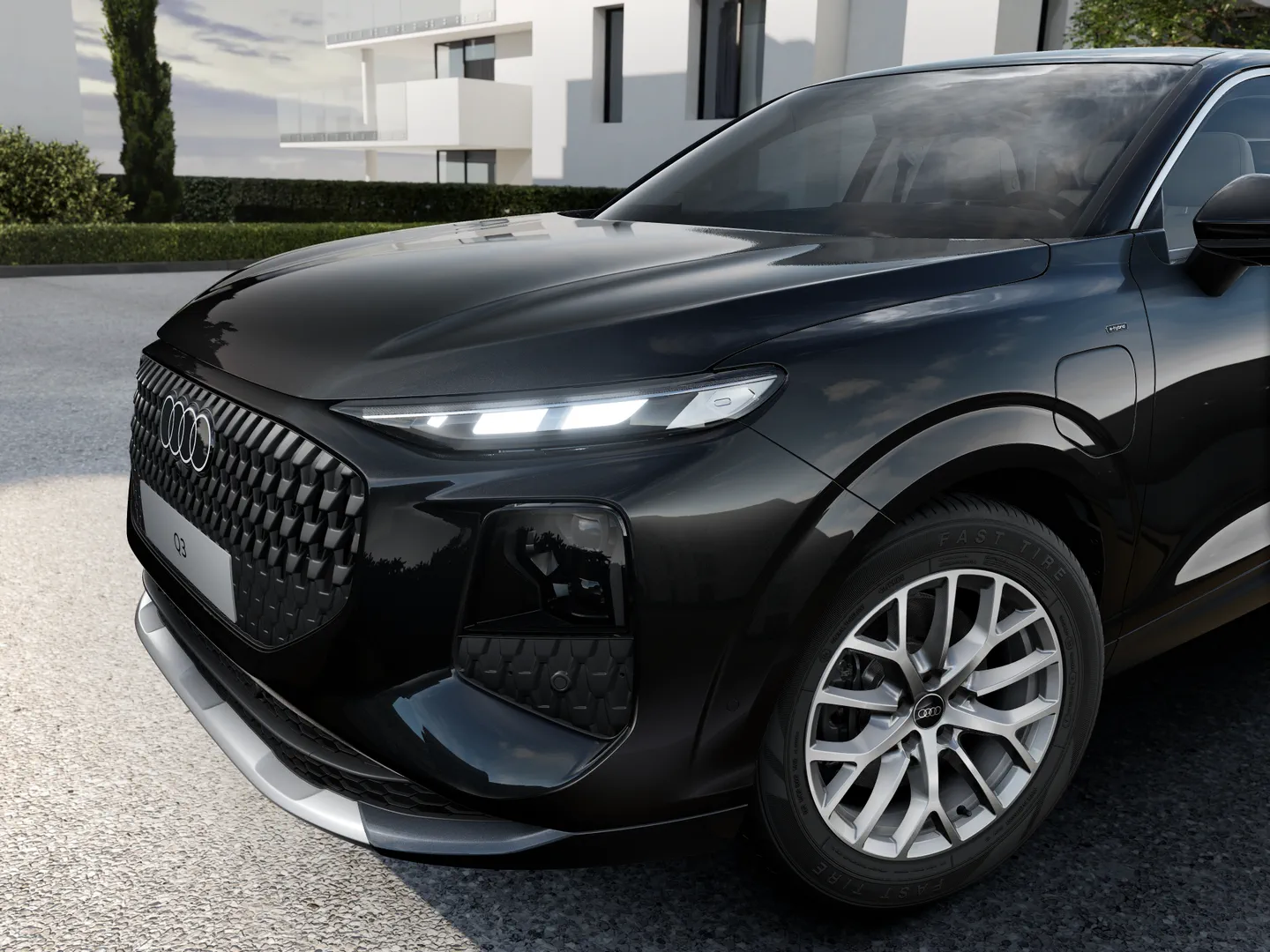 Zdjęcie&nbsp;Audi Q3 Sportback e-hybrid&nbsp;e-hybrid 200 kW S tronic&nbsp;– Ujęcie: reflektory