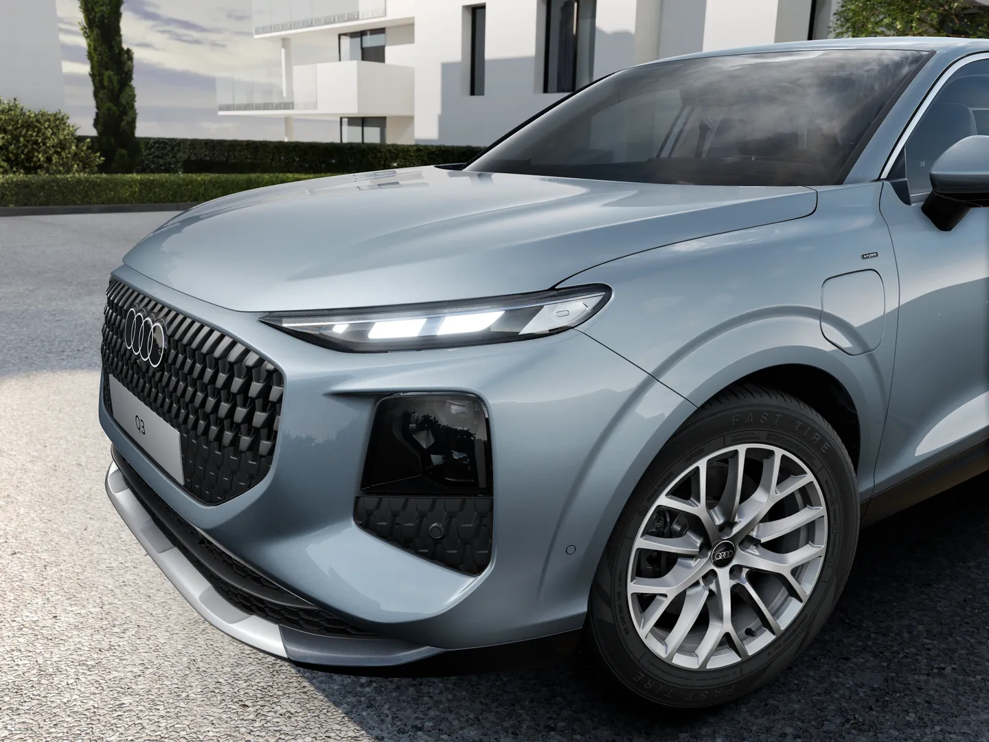 Zdjęcie&nbsp;Audi Q3 Sportback e-hybrid&nbsp;e-hybrid 200 kW S tronic&nbsp;– Ujęcie: reflektory