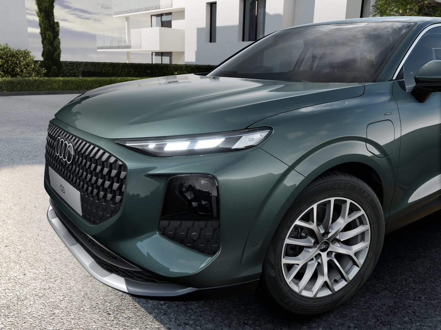 Zdjęcie&nbsp;Audi Q3 Sportback e-hybrid&nbsp;e-hybrid 200 kW S tronic&nbsp;– Ujęcie: reflektory