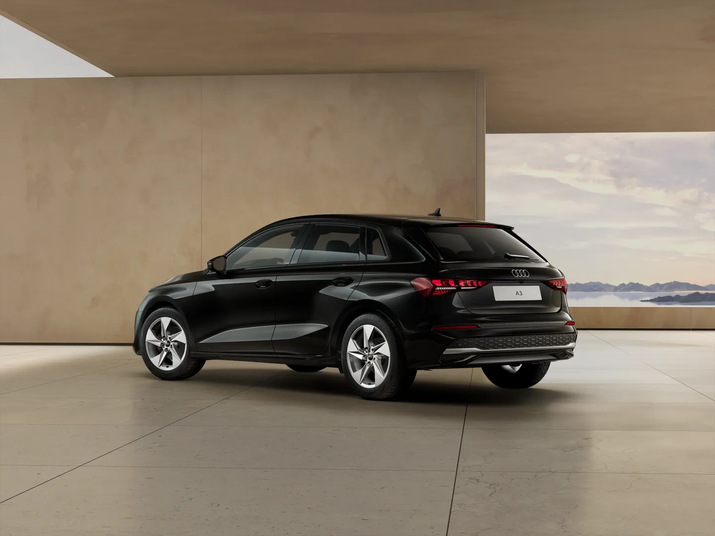 Zdjęcie Audi A3 Sportback TFSI 85 kW 6 biegów – Ujęcie: tył 3/4