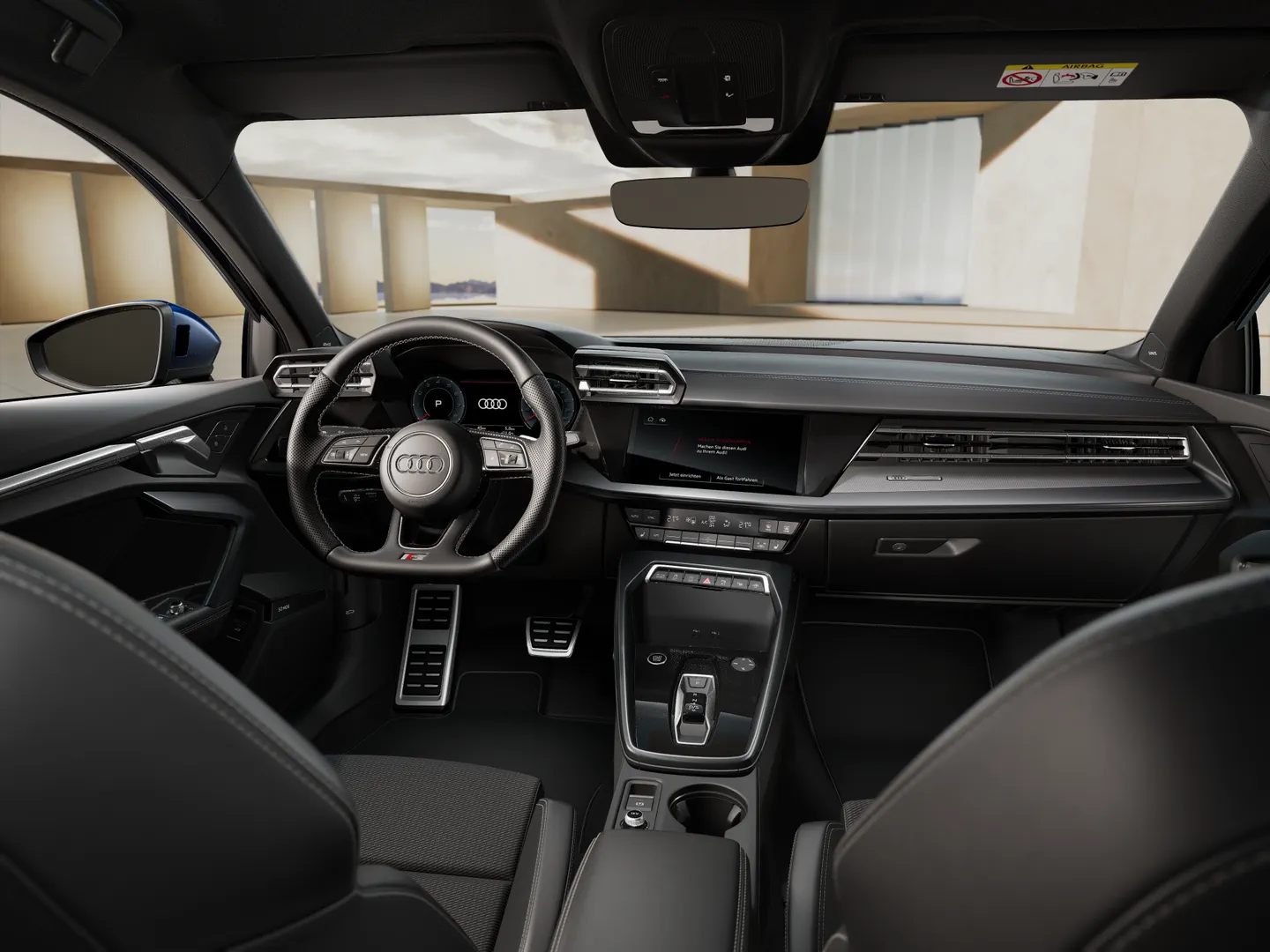 Zdjęcie&nbsp;Audi A3 Sportback&nbsp;S line TFSI 110 kW S tronic&nbsp;– Ujęcie: deska rozdzielcza