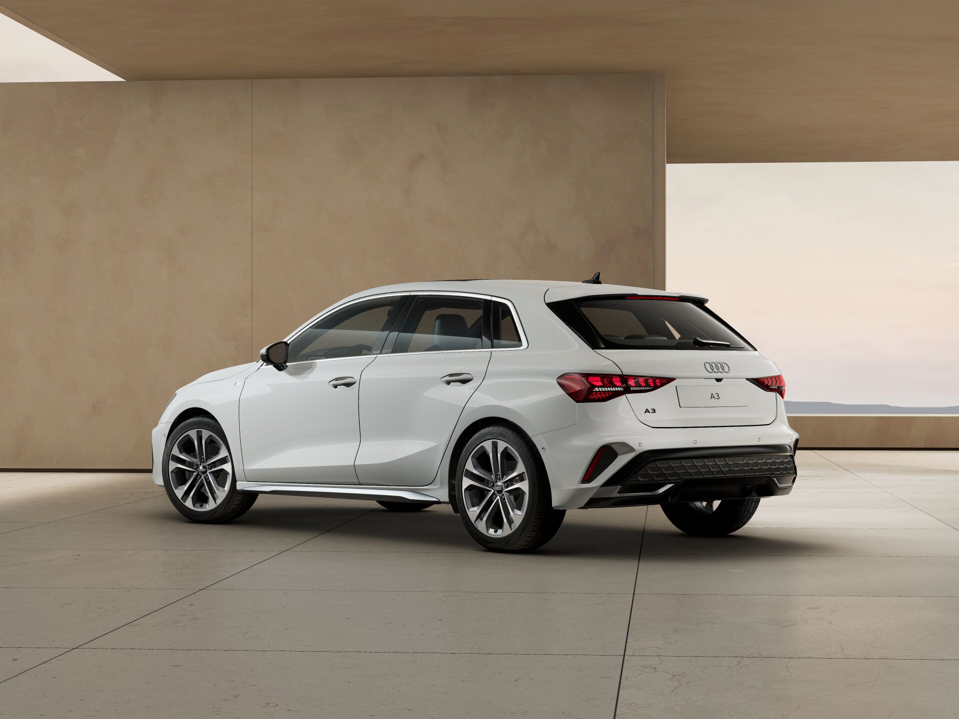 A3 Sportback EXTERIOR-REAR-3-4
