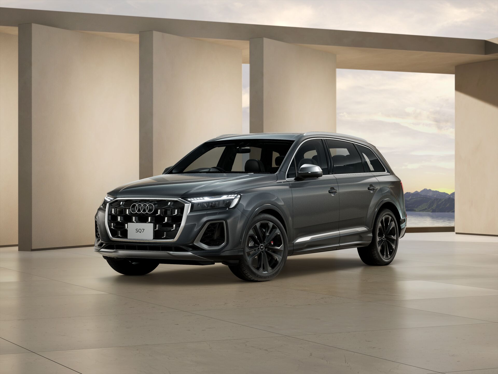 Audi アウディ 4M Q7 純正 255/60R18 中古 タイヤホイール