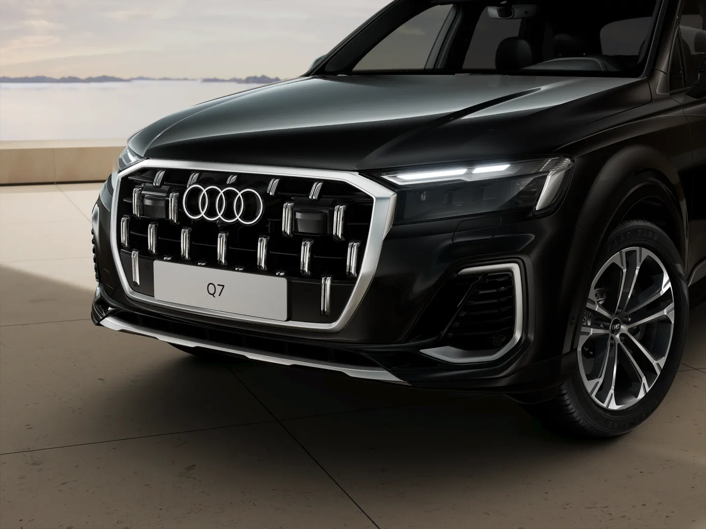 Zdjęcie&nbsp;Audi Q7 SUV TFSI e&nbsp;TFSI e quattro 290 kW tiptronic&nbsp;– Ujęcie: reflektory