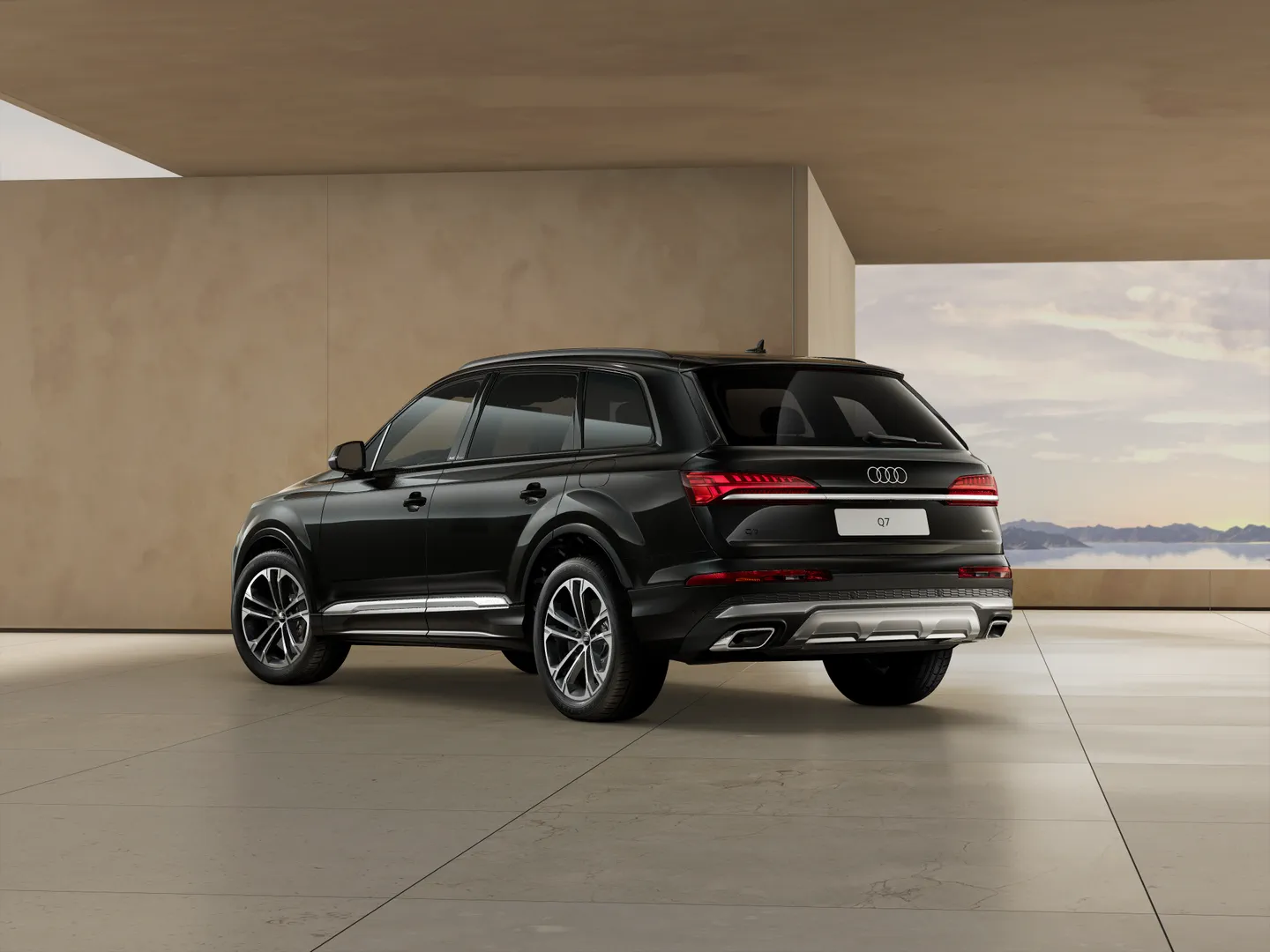 Zdjęcie&nbsp;Audi Q7 SUV TFSI e&nbsp;TFSI e quattro 290 kW tiptronic&nbsp;– Ujęcie: tył 3/4