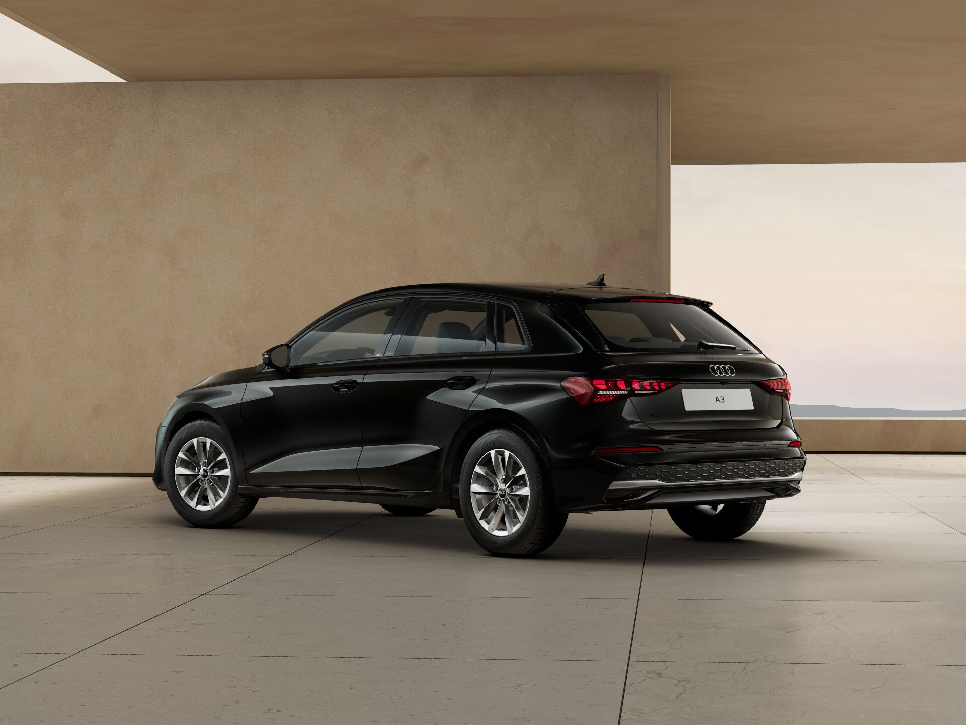 A3 Sportback EXTERIOR-REAR-3-4