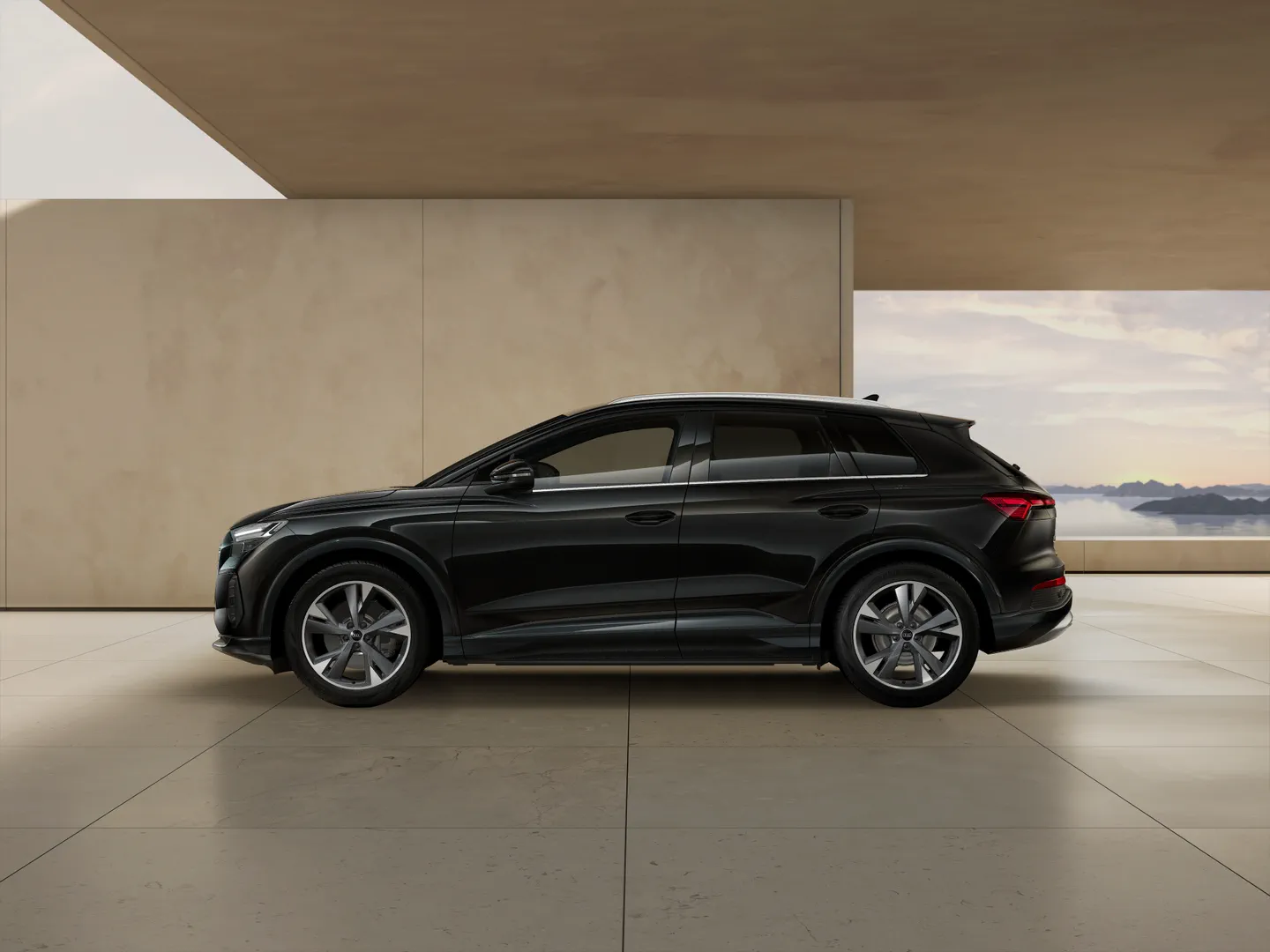 Zdjęcie&nbsp;Audi Q4 e-tron&nbsp;45 e-tron 210,00 kW&nbsp;– Ujęcie: bok