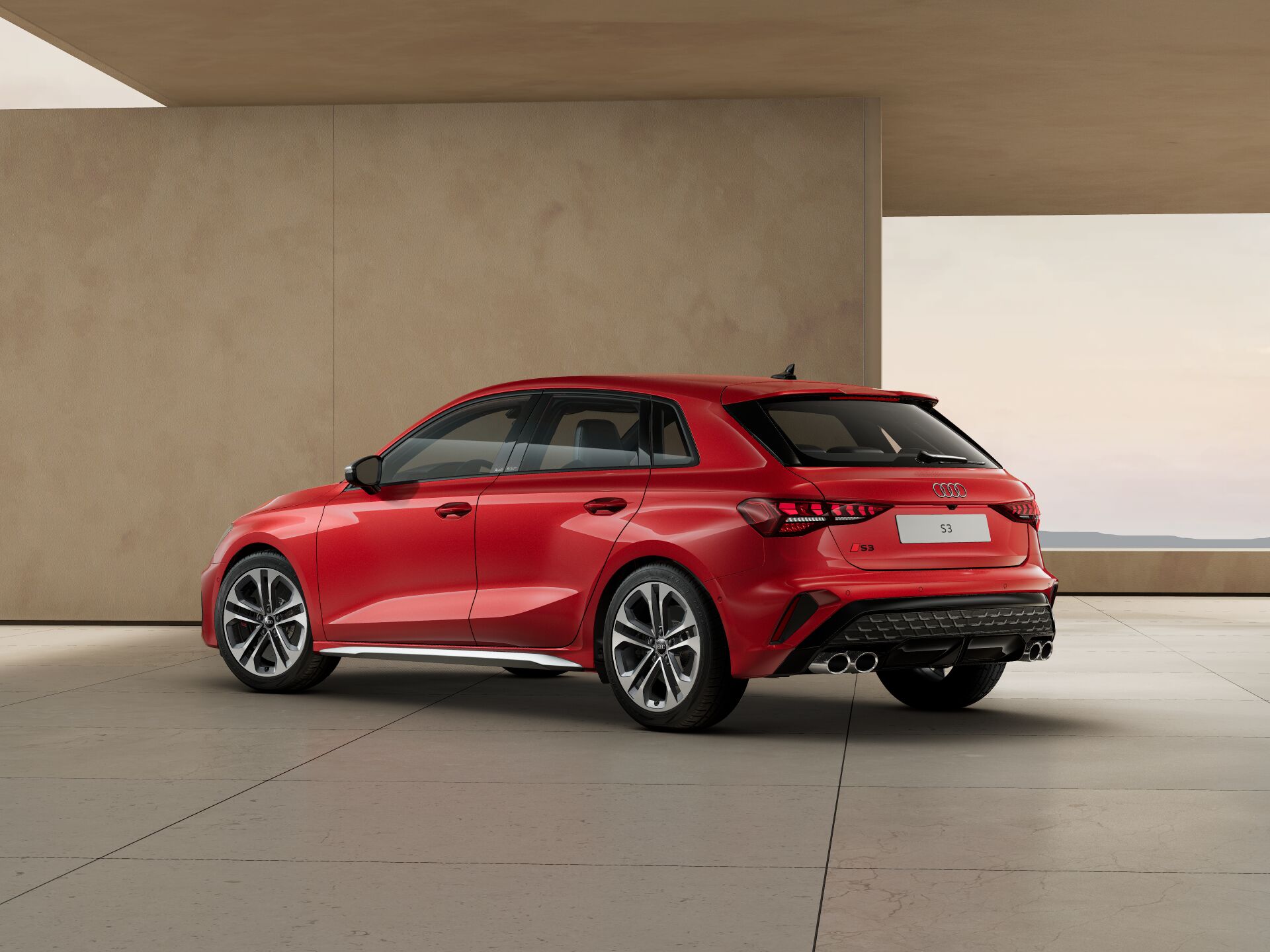 S3 Sportback  EXTERIOR-REAR-3-4