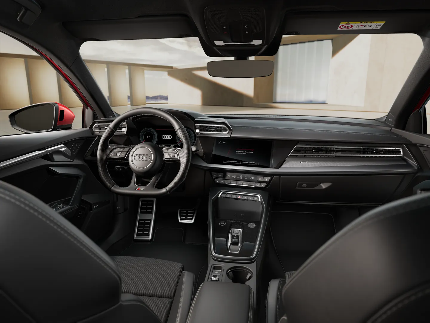 Zdjęcie&nbsp;Audi A3 Sportback&nbsp;S line TFSI 110 kW S tronic&nbsp;– Ujęcie: deska rozdzielcza