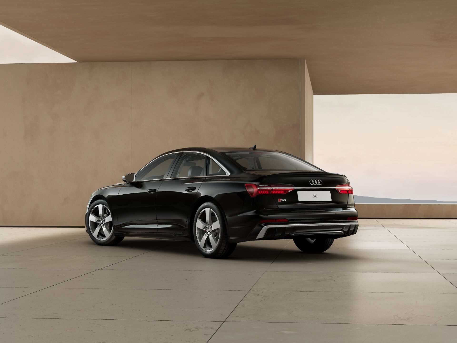 S6 Limousine EXTERIOR-REAR-3-4