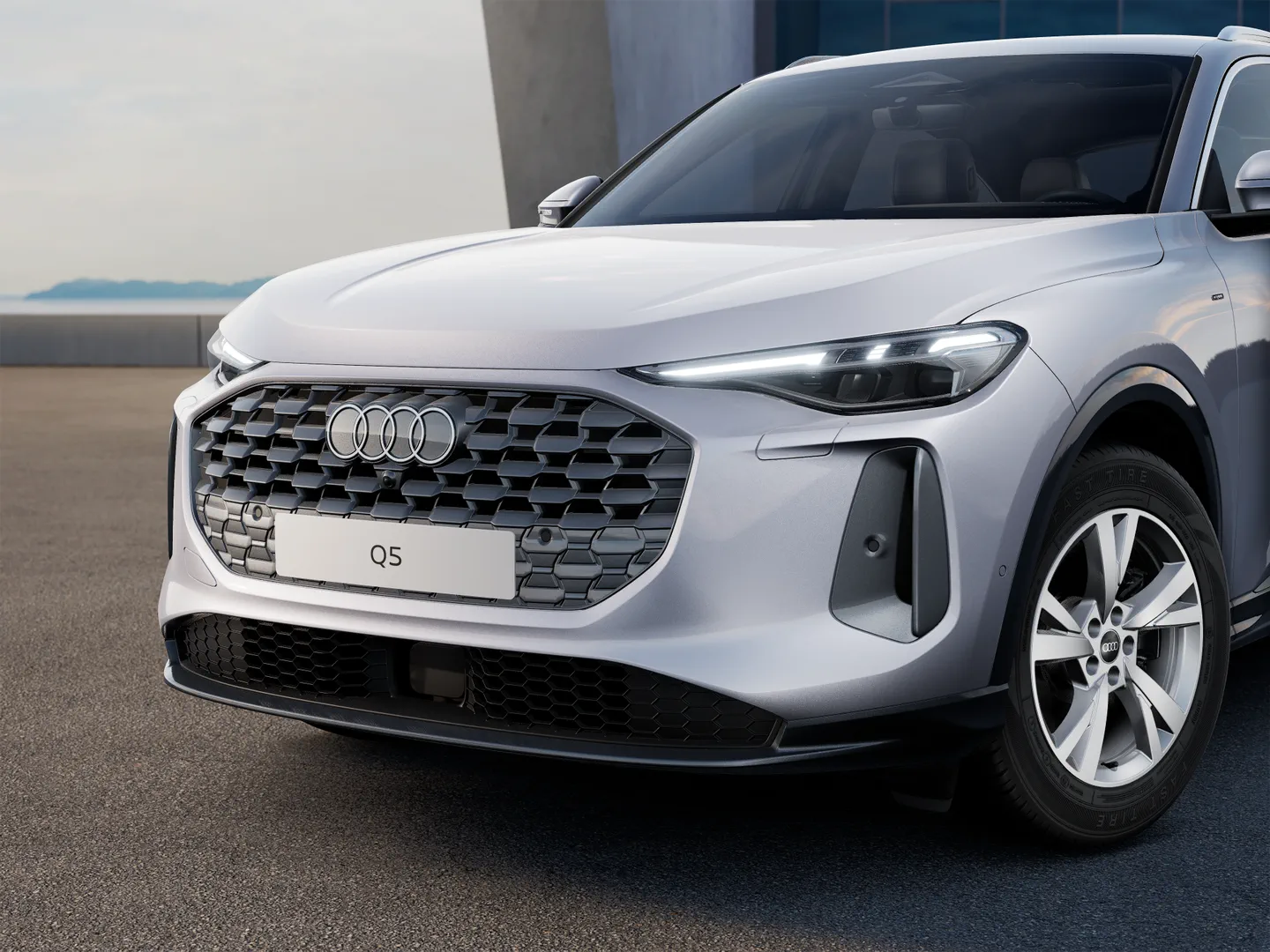 Zdjęcie&nbsp;Audi Q5 Sportback e-hybrid&nbsp;e-hybrid quattro 220 kW S tronic&nbsp;– Ujęcie: reflektory