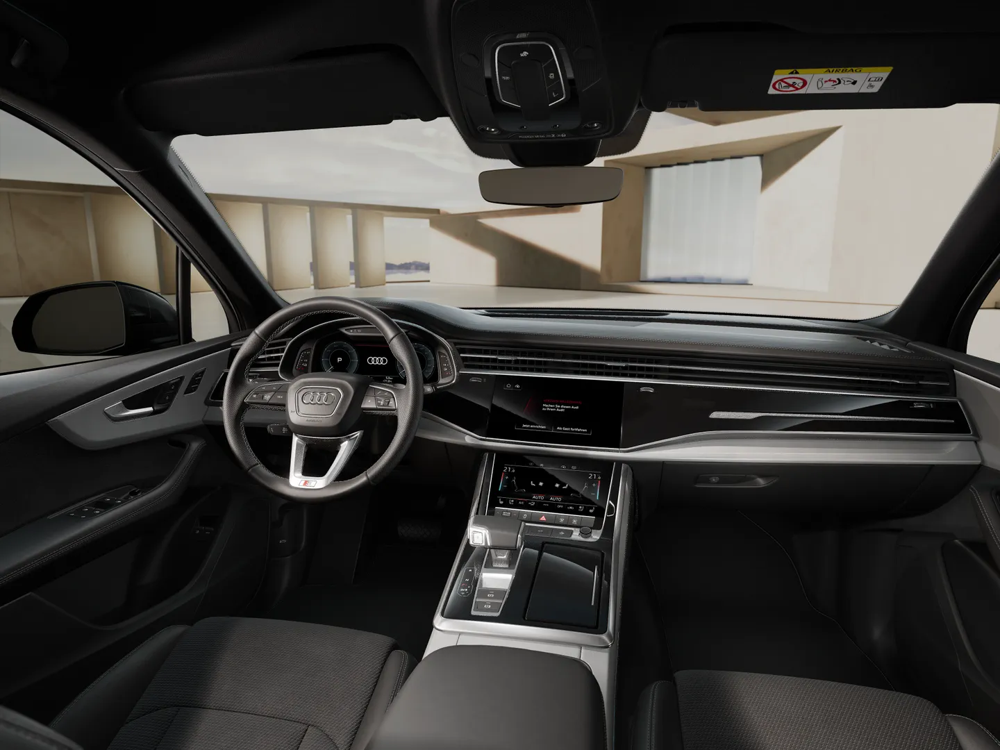 Zdjęcie&nbsp;Audi Q7 SUV TFSI e&nbsp;TFSI e quattro 290 kW tiptronic&nbsp;– Ujęcie: deska rozdzielcza