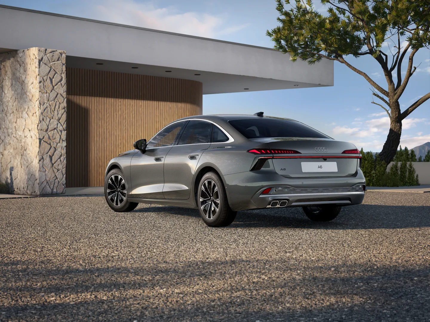 Immagine di Audi A6 Berlina Business Advanced TDI 150 kW S tronic - Vista: Vista 3/4 posteriore