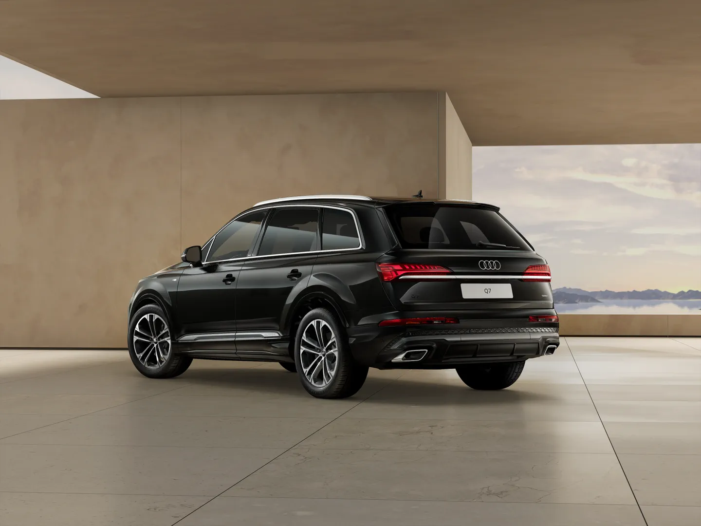 Zdjęcie&nbsp;Audi Q7 SUV&nbsp;S line TDI quattro 210 kW tiptronic&nbsp;– Ujęcie: tył 3/4