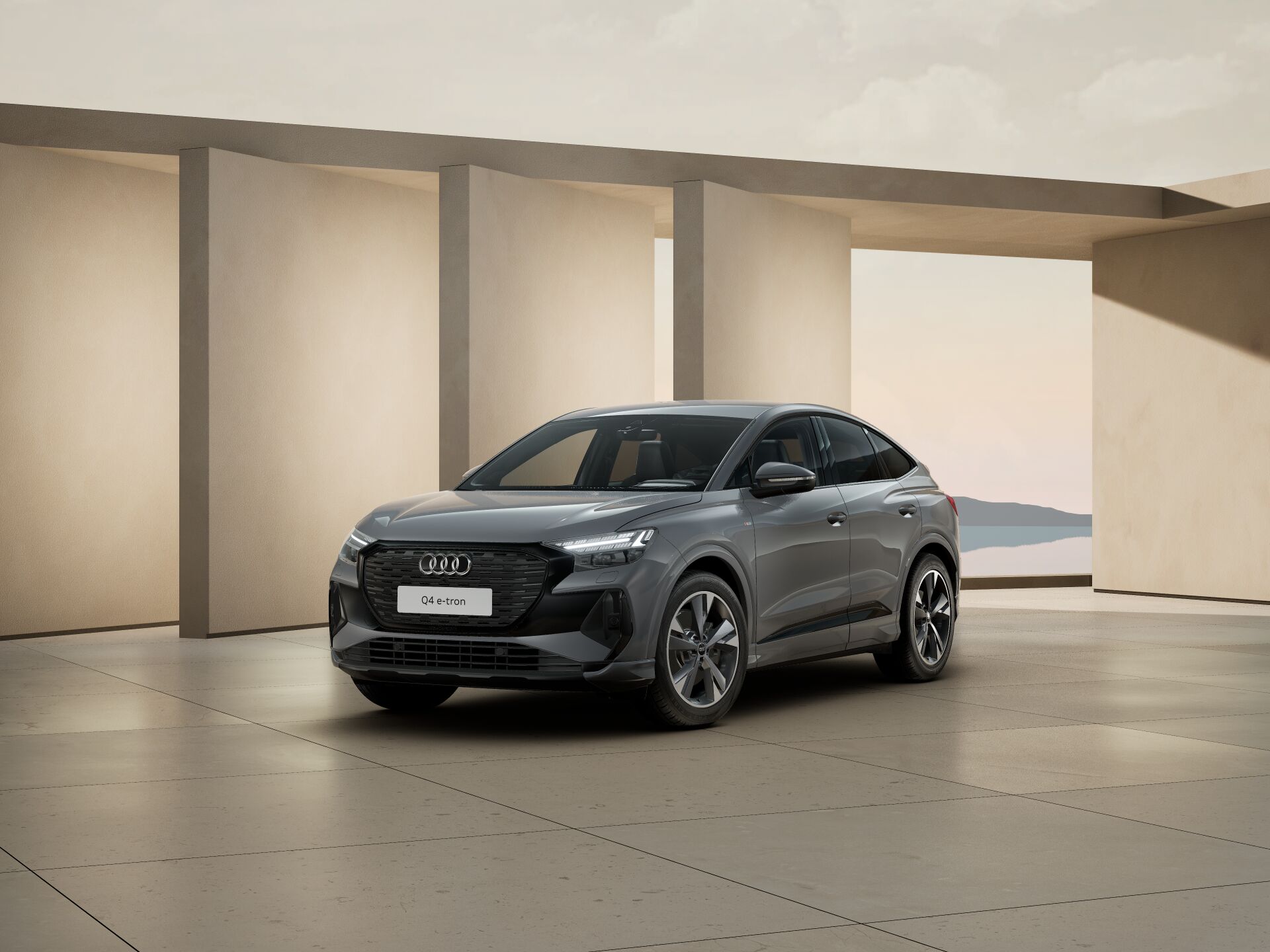 Q4 Sportback e-tron EXTERIOR-FRONT-3-4