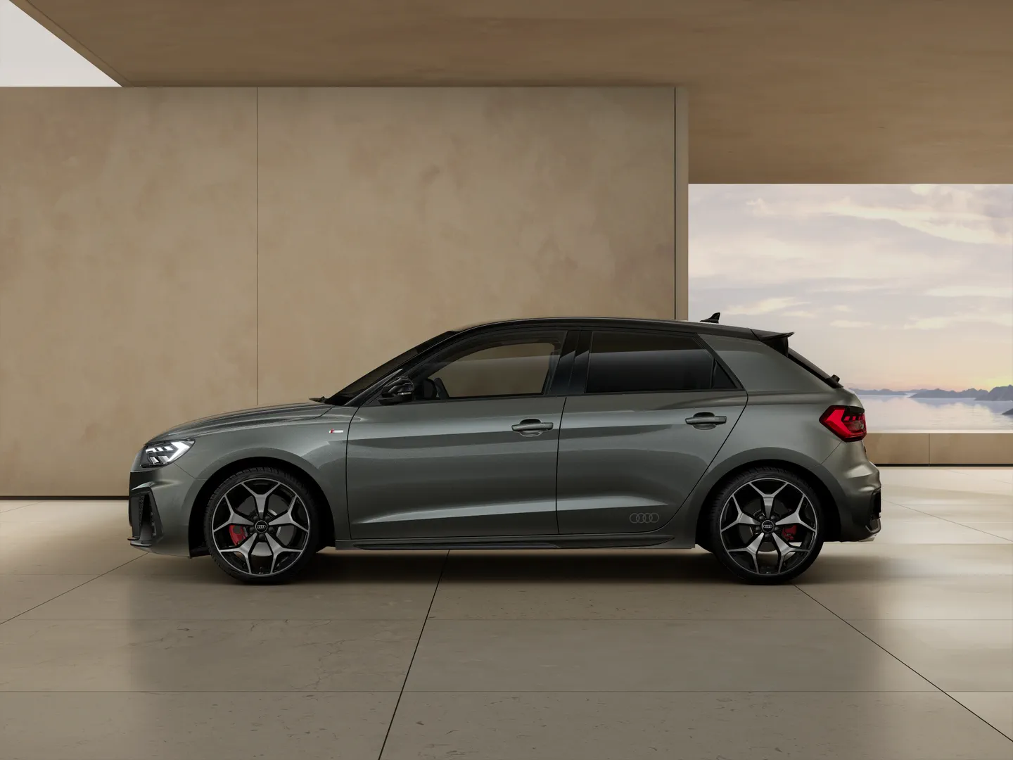 Immagine di Audi A1 Sportback Identity Black 40 TFSI 152 kW (207 CV) S tronic - Vista: Vista laterale