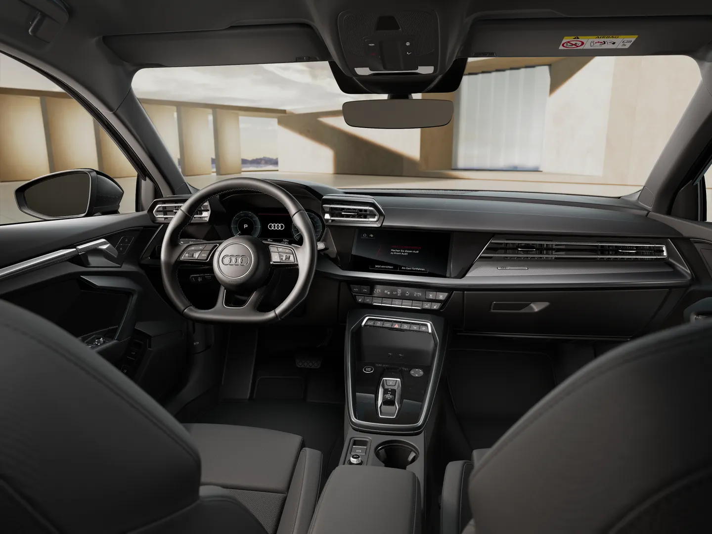 Zdjęcie Audi A3 Sportback TFSI e S line TFSI e 200 kW S tronic – Ujęcie: deska rozdzielcza