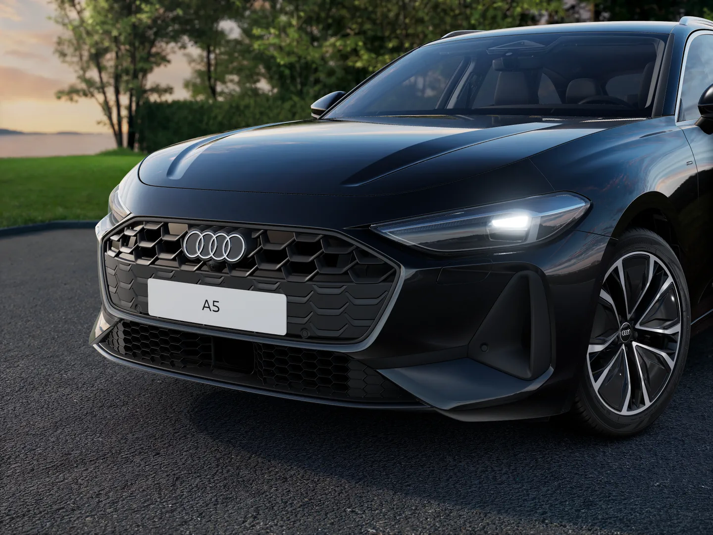 Zdjęcie&nbsp;Audi A5 Avant e-hybrid&nbsp;e-hybrid quattro 220 kW S tronic&nbsp;– Ujęcie: reflektory