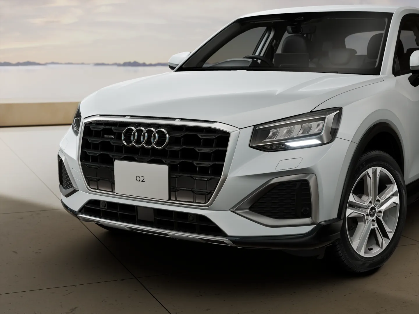 Audi Q2 35 TDI quattro advanced 110 kW (150 PS) S tronic ヘッドライト