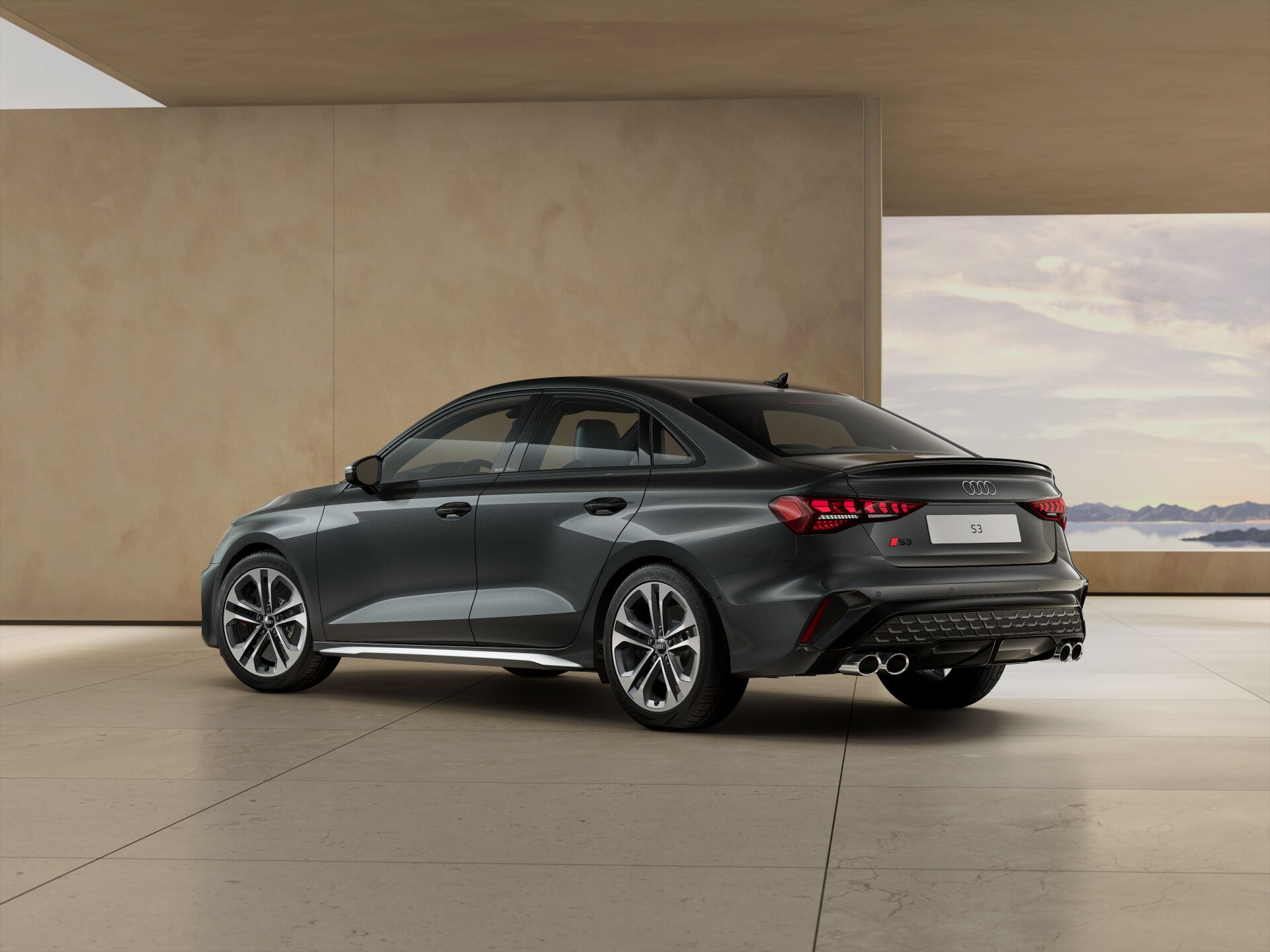 S3 Limousine TFSI EXTERIOR-REAR-3-4