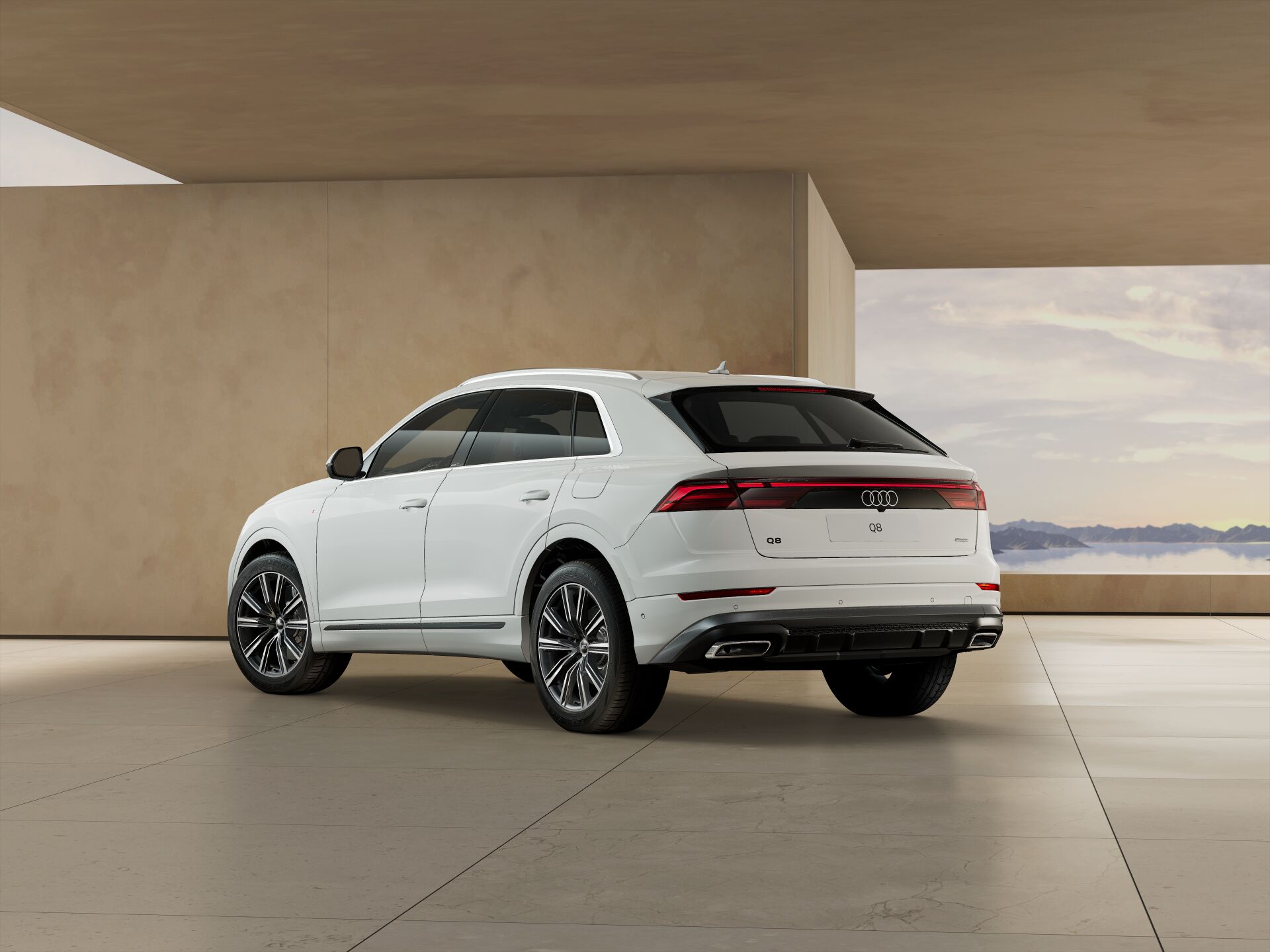 Q8 TFSI e EXTERIOR-REAR-3-4