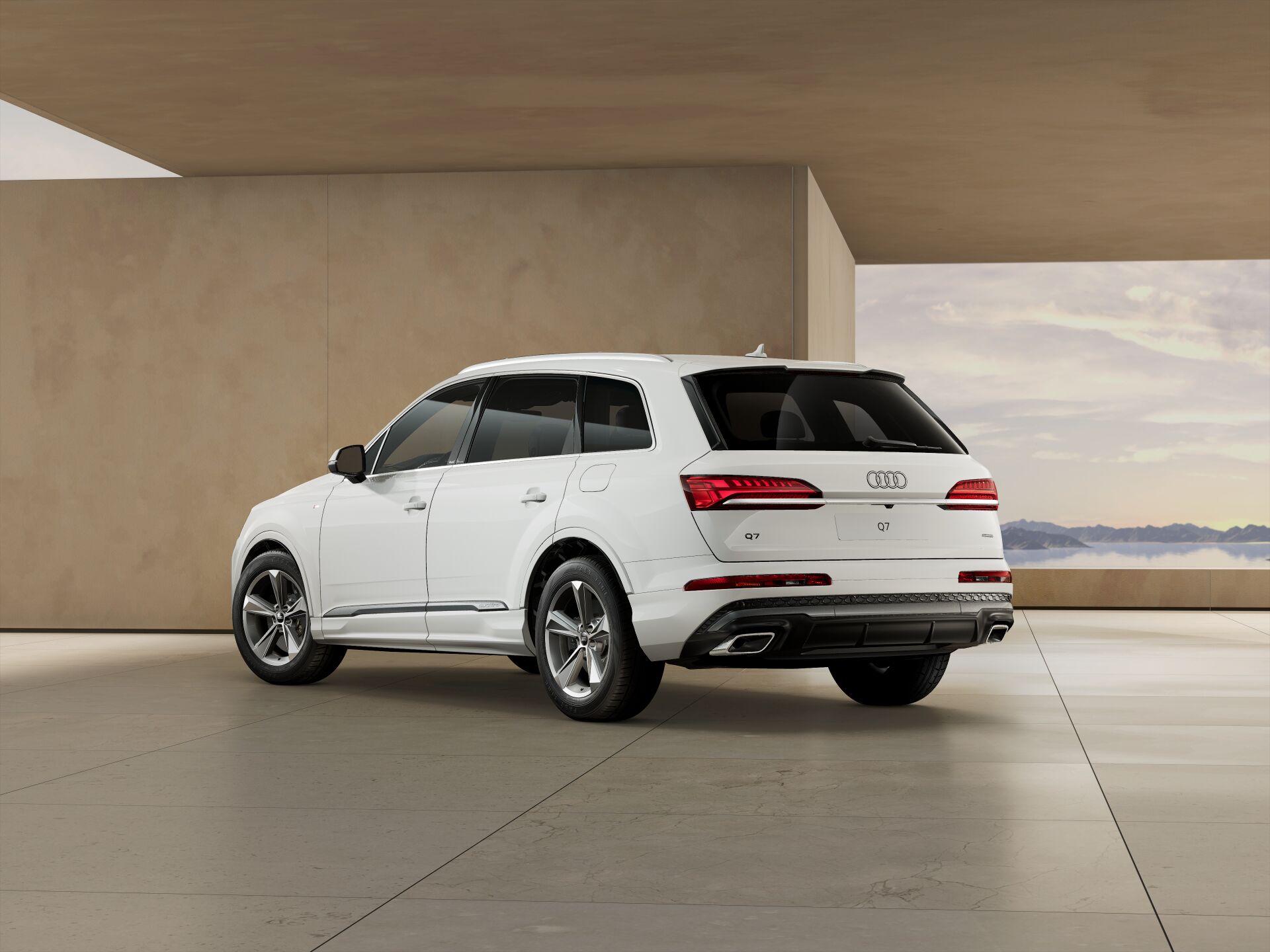 Q7 TFSI e EXTERIOR-REAR-3-4