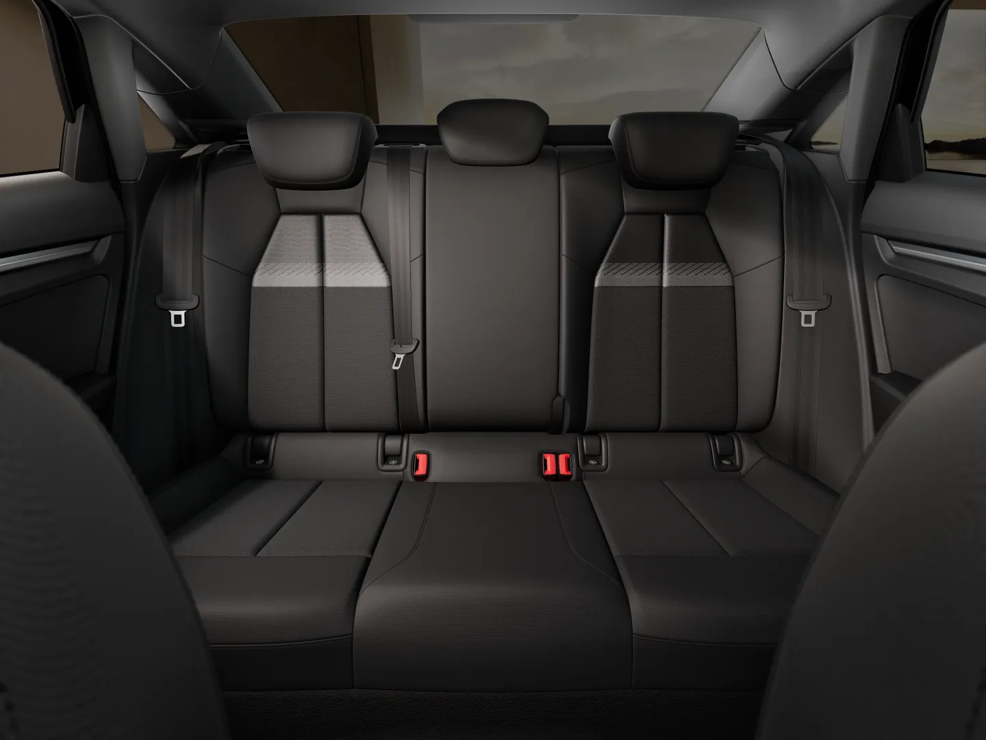 Zdjęcie&nbsp;Audi A3 Sedan&nbsp;S line TFSI 110 kW S tronic&nbsp;– Ujęcie: tylne fotele