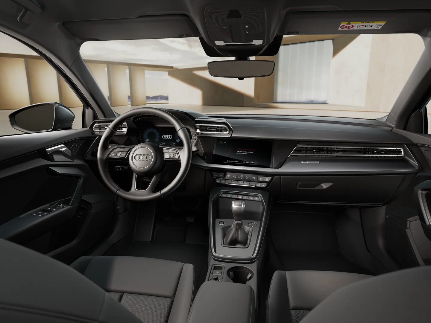 Zdjęcie&nbsp;Audi A3 Sportback&nbsp;TFSI 85 kW 6 biegów&nbsp;– Ujęcie: deska rozdzielcza