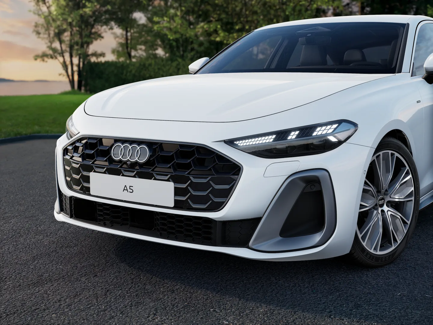 Zdjęcie&nbsp;Audi A5 Sedan e-hybrid&nbsp;e-hybrid quattro 220 kW S tronic&nbsp;– Ujęcie: reflektory