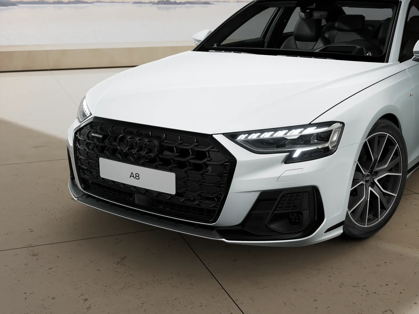 Zdjęcie&nbsp;Audi A8 TFSI e&nbsp;60 TFSI e quattro 340(462) kW(KM) tiptronic&nbsp;– Ujęcie: reflektory