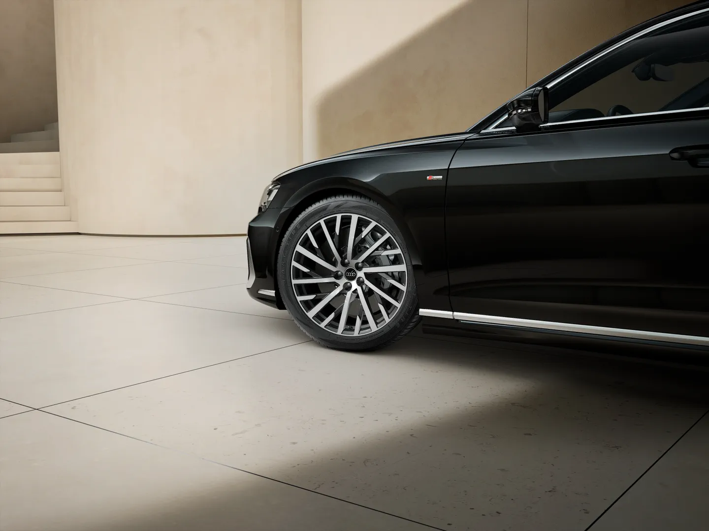 Zdjęcie&nbsp;Audi A8 TFSI e&nbsp;60 TFSI e quattro 340(462) kW(KM) tiptronic&nbsp;– Ujęcie: obręcze