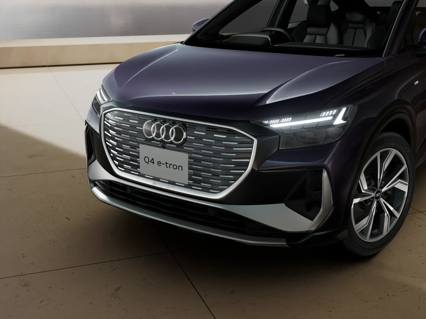 Audi Q4 Sportback e-tron 45 e-tron S line 210,00 kW ヘッドライト
