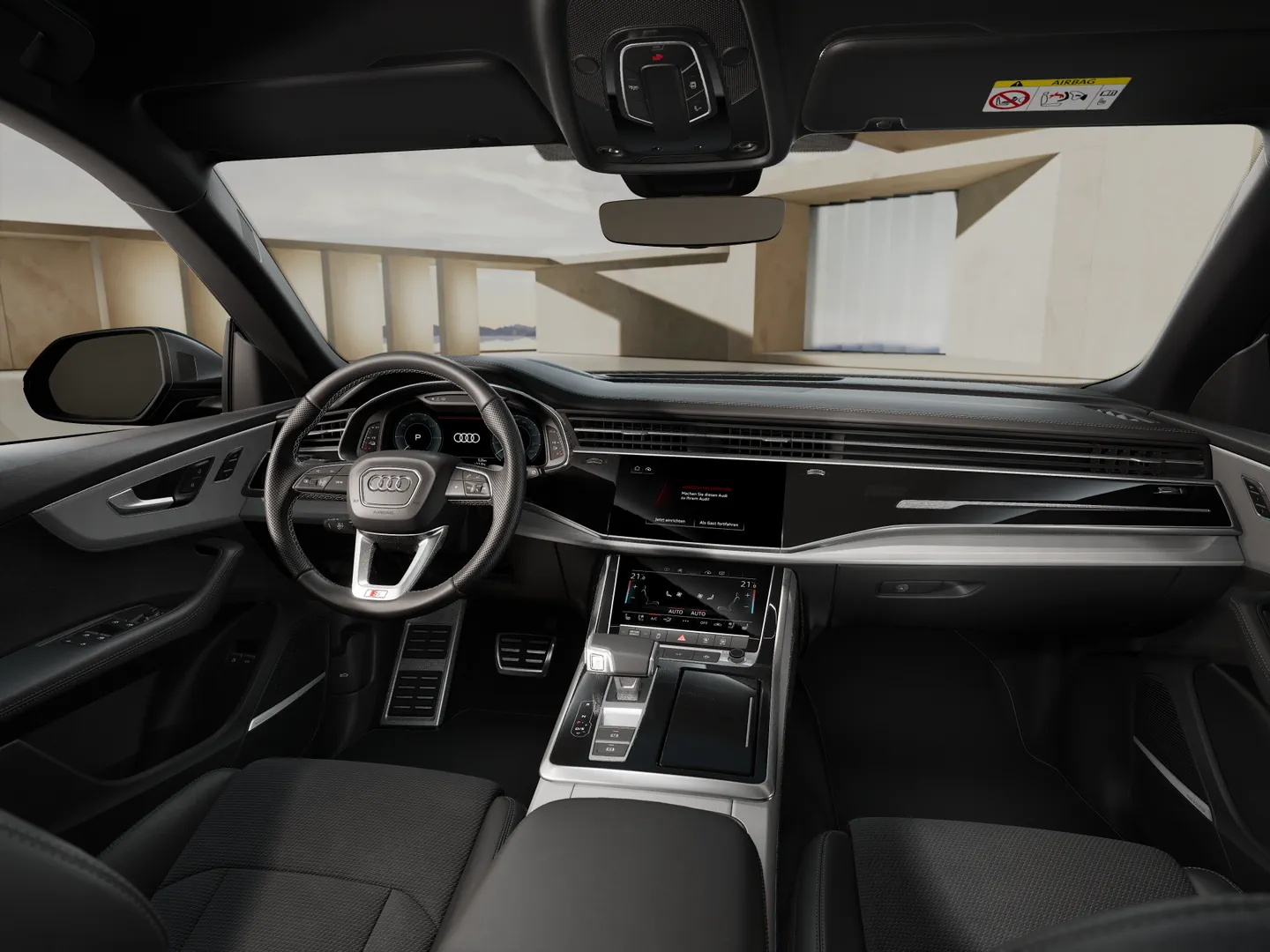 Zdjęcie&nbsp;Audi Q8 SUV TFSI e&nbsp;TFSI e quattro 290 kW tiptronic&nbsp;– Ujęcie: deska rozdzielcza