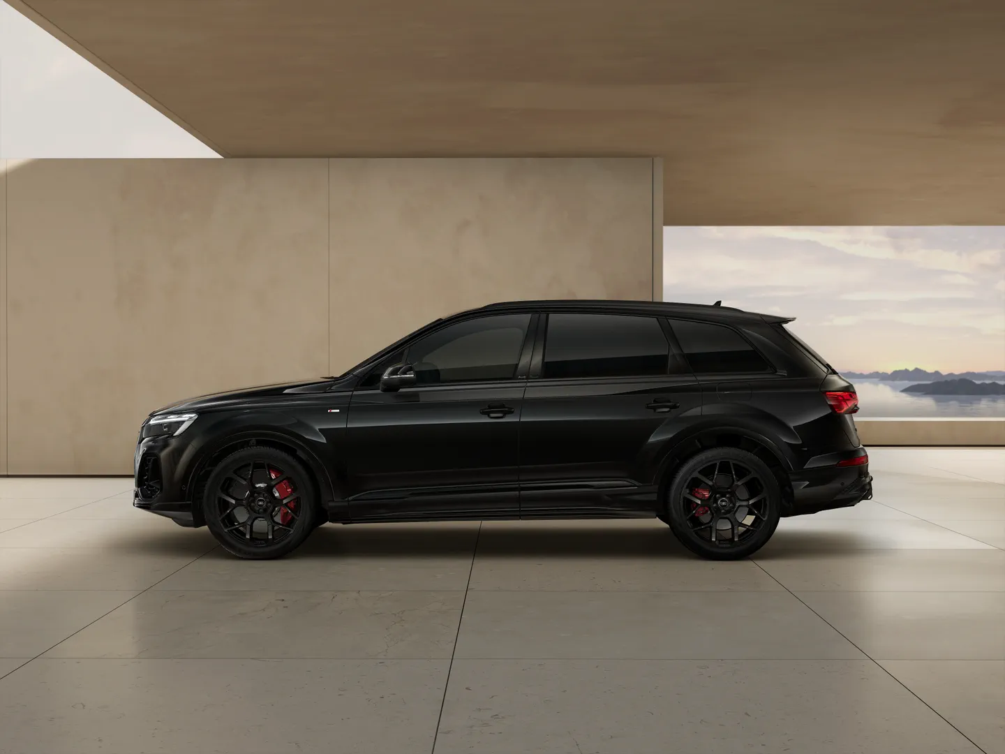 Zdjęcie&nbsp;Audi Q7 SUV TFSI e&nbsp;S line TFSI e quattro 290 kW tiptronic&nbsp;– Ujęcie: bok