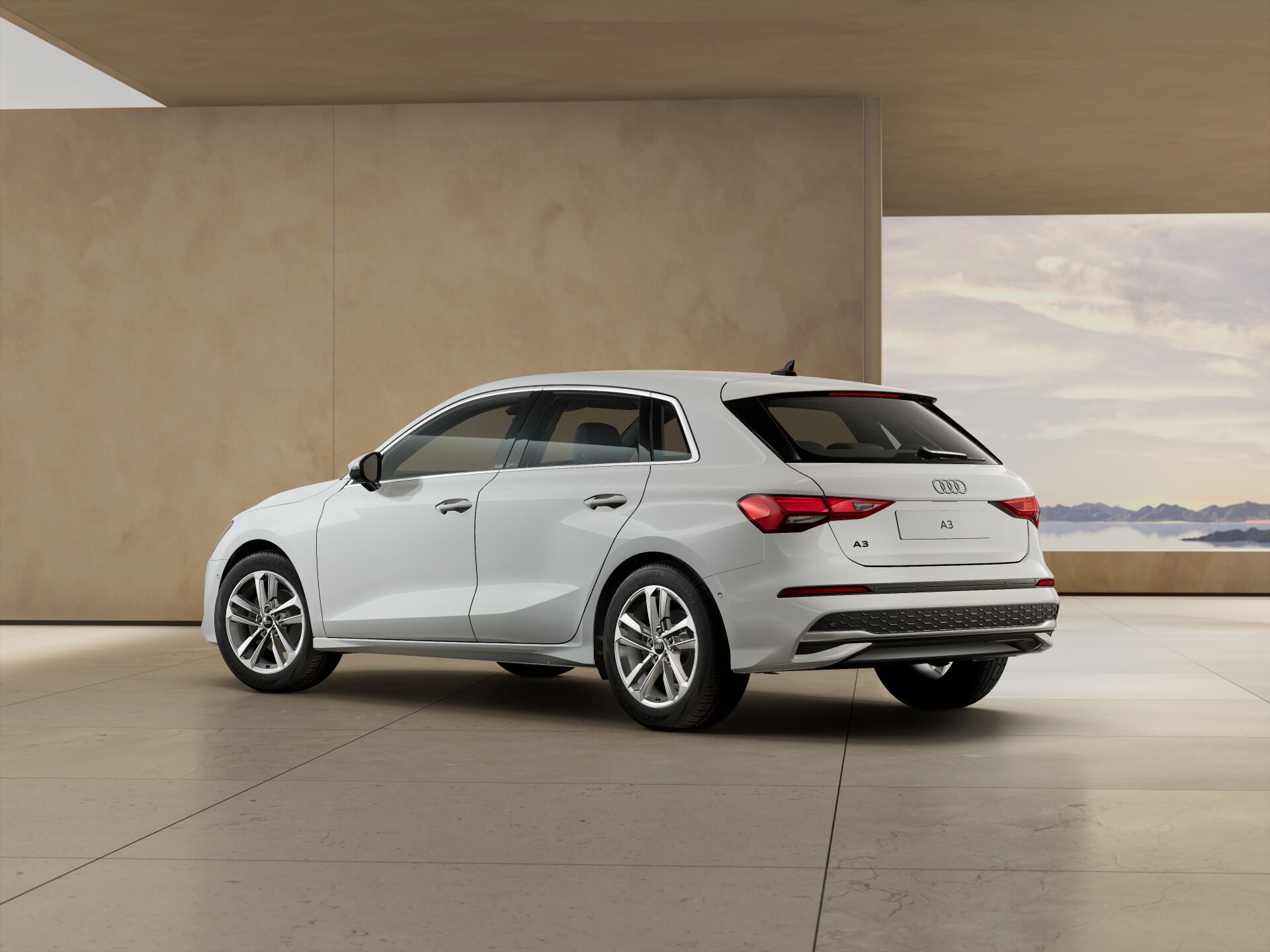 A3 Sportback EXTERIOR-REAR-3-4
