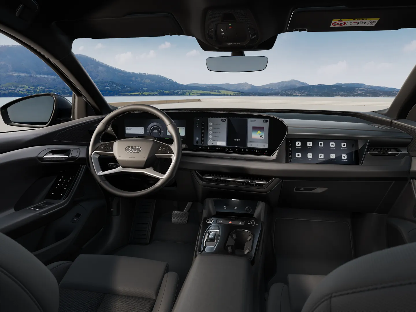 Zdjęcie Audi Q6 Sportback e-tron e-tron 185,00 kW – Ujęcie: deska rozdzielcza