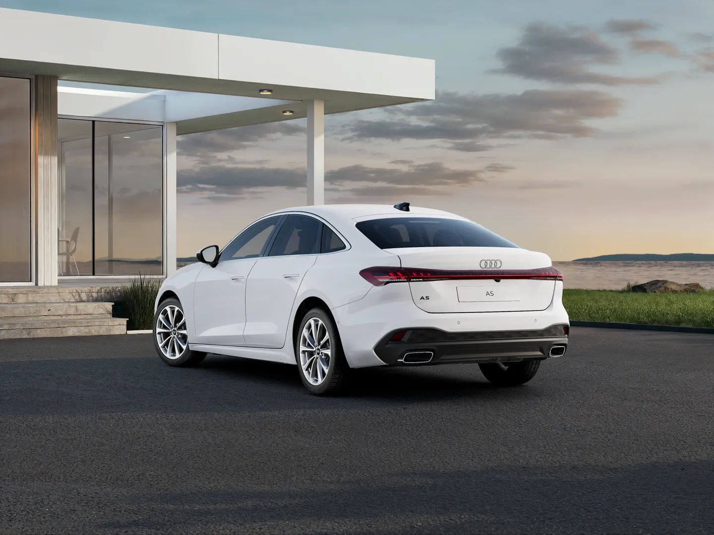 Zdjęcie&nbsp;Audi A5 Sedan&nbsp;TFSI 110 kW S tronic&nbsp;– Ujęcie: tył 3/4