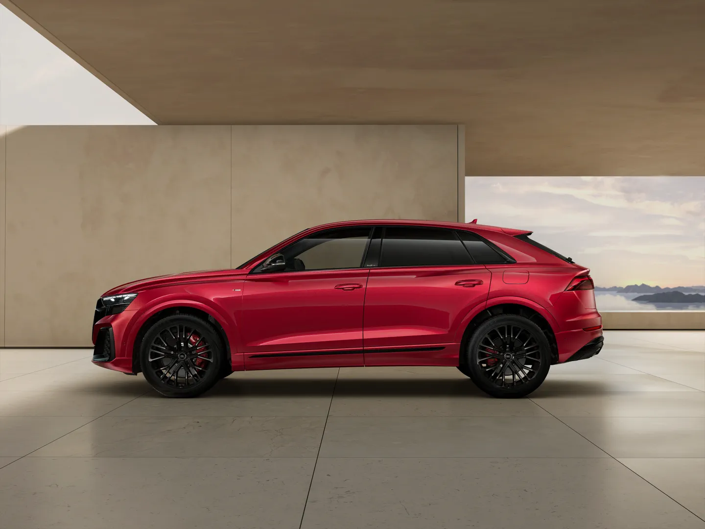 Zdjęcie&nbsp;Audi Q8 SUV TFSI e&nbsp;TFSI e quattro 360 kW tiptronic&nbsp;– Ujęcie: bok