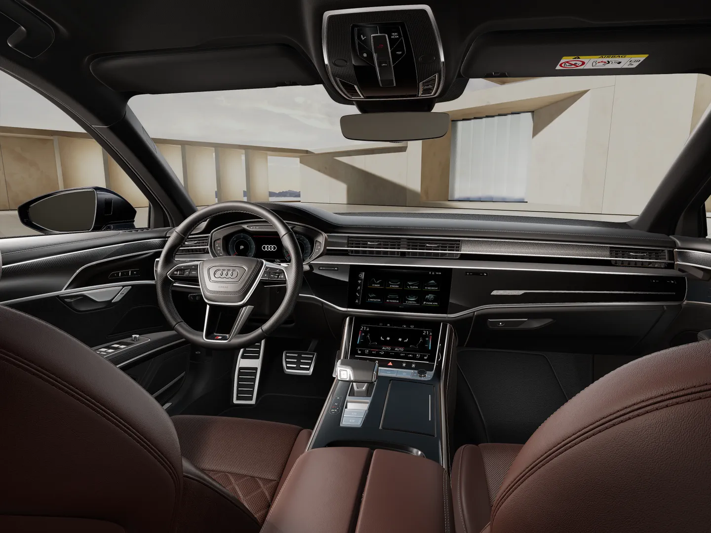 Zdjęcie Audi A8 50 TDI quattro 210(286) kW(KM) tiptronic – Ujęcie: deska rozdzielcza