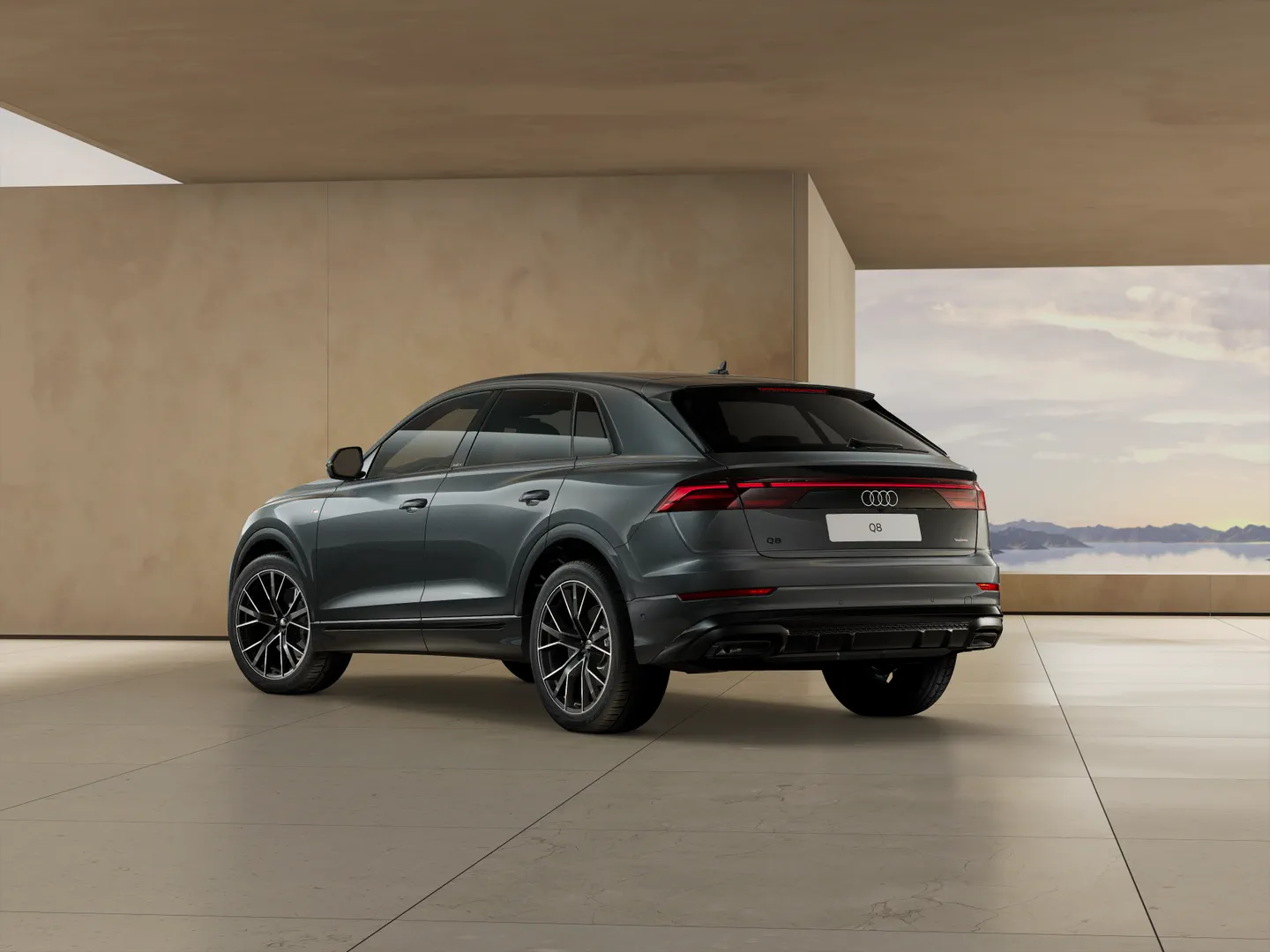 Zdjęcie Audi Q8 SUV TDI quattro 210 kW tiptronic – Ujęcie: tył 3/4