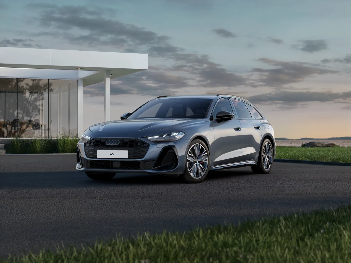 Zdjęcie&nbsp;Audi A5 Avant e-hybrid&nbsp;e-hybrid quattro 270 kW S tronic&nbsp;– Ujęcie: przód 3/4