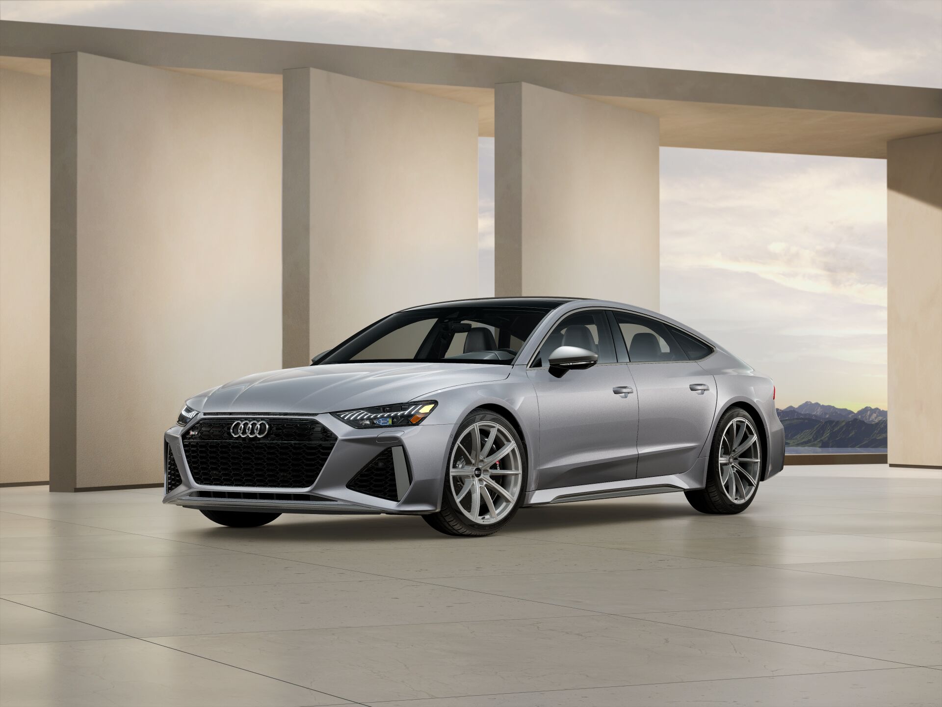 2026 Audi RS 7 performance EXTERIOR-FRONT-3-4