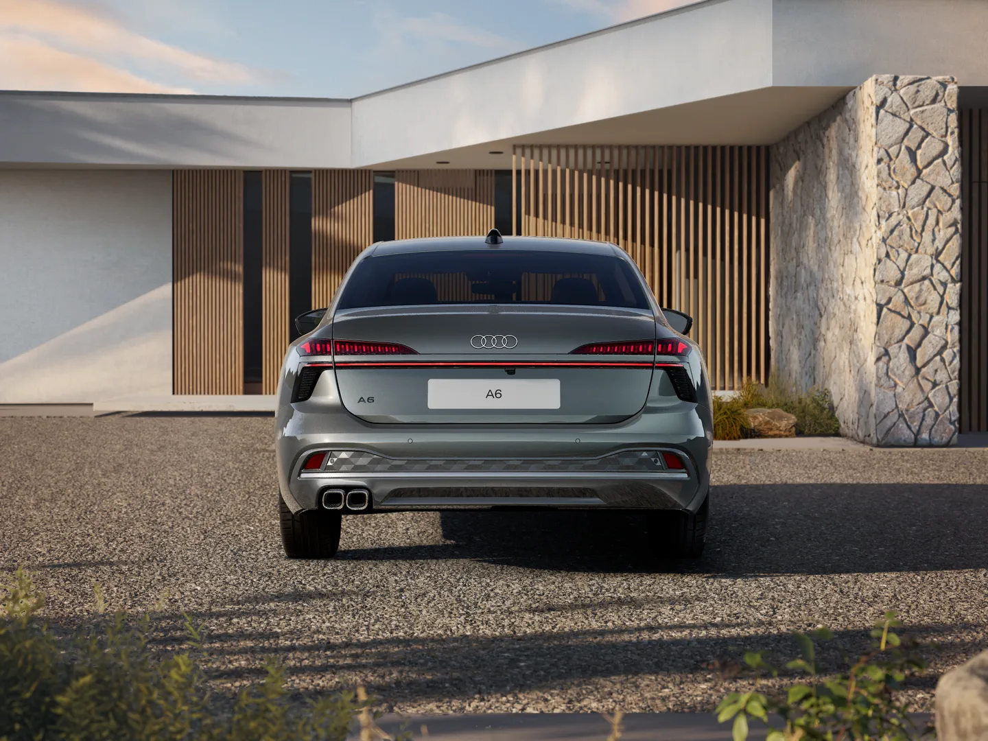 Immagine di Audi A6 Berlina Business Advanced TDI 150 kW S tronic - Vista: Vista posteriore